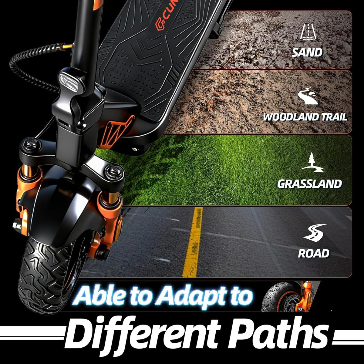 CUNFON RZ1000 electric scooter Canada lighting and signals