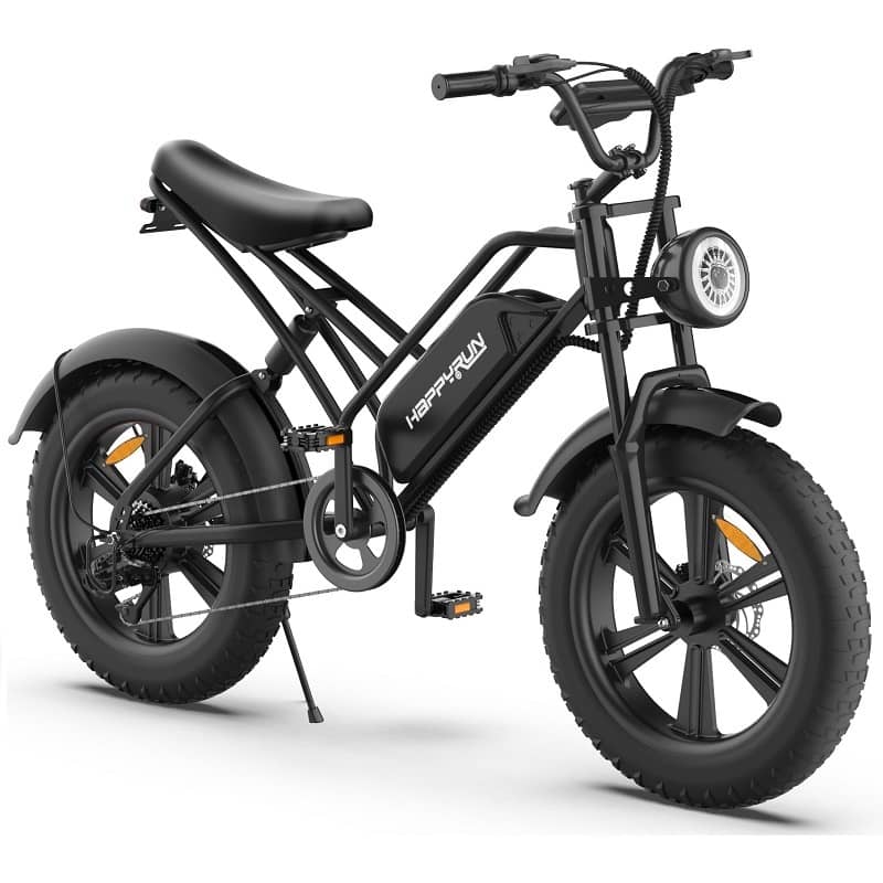 Happyrun G50 /750 W Fat Tire E-Bike - Street Rides