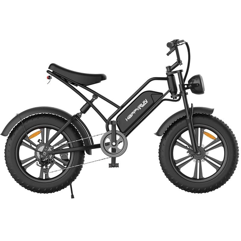 Happyrun G50 /750 W Fat Tire E-Bike - Street Rides