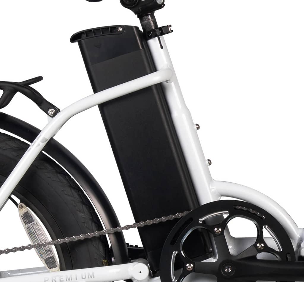 Magnum Premium 3 Low Step Commuter E-Bike-Battery-Street Rides