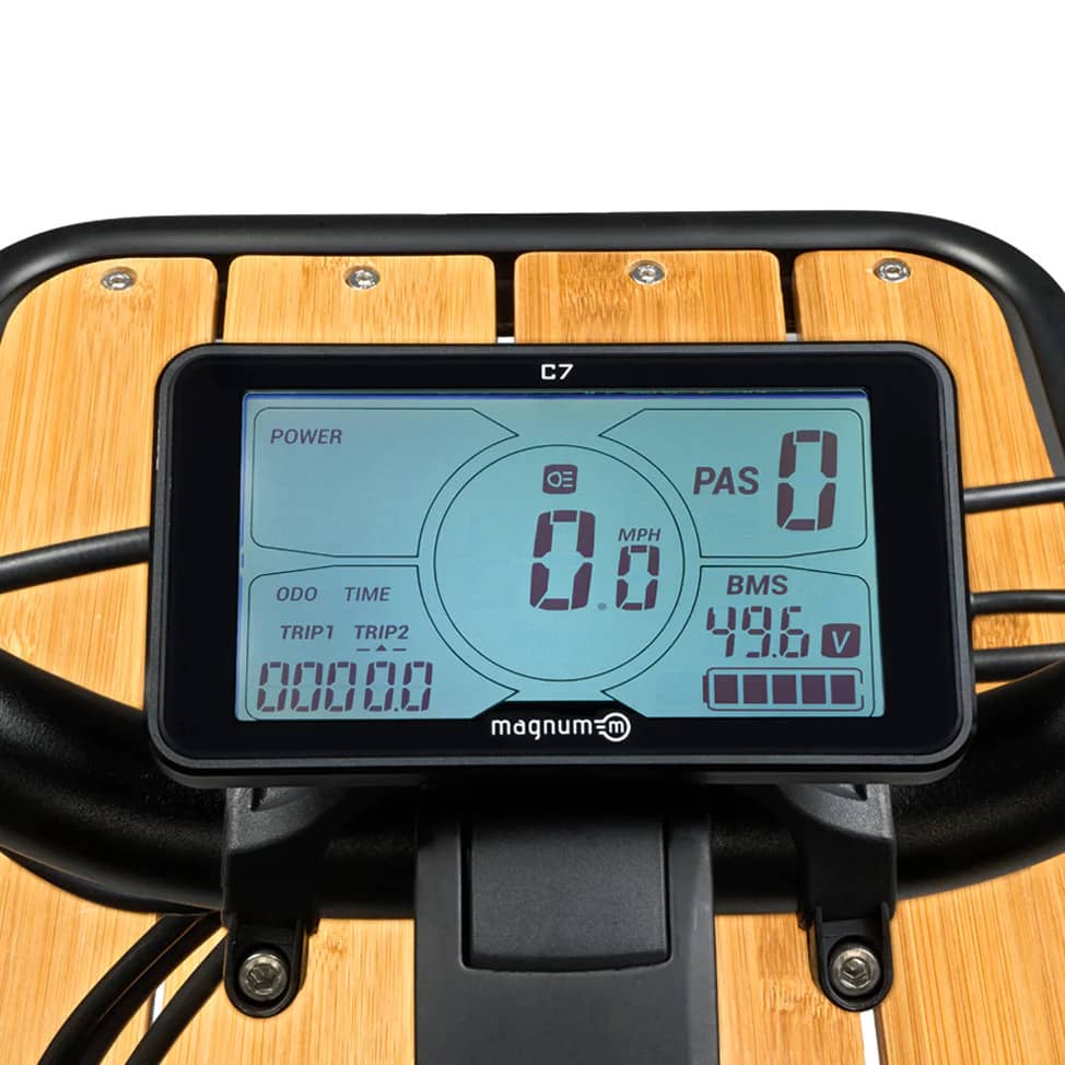 Das-Kit C7 Backlit LCD Snart Display-Magnum Payload Electric Cargo Bike - Street Rides