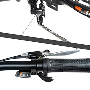 SHIMANO 7 Gears Transmission-DWMEIGI MG1703 750W Electric Trike - Street Rides