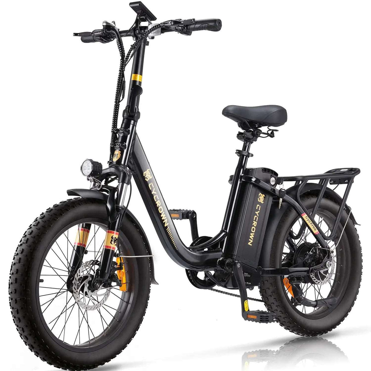 CycFree 120KM long-range electric bike in black