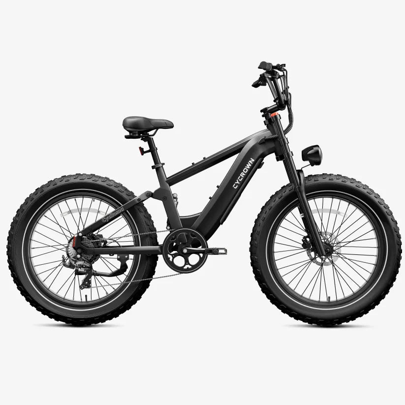 CYCROWN Roma all-terrain ebike accessory detail view