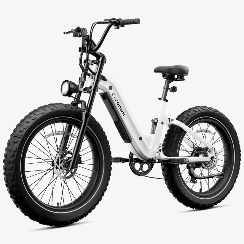 CYCROWN Roma all-terrain ebike alternate side view