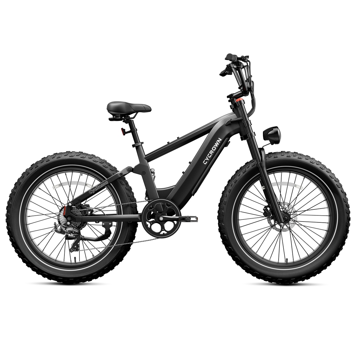 CYCROWN Roma all-terrain ebike rear angle view