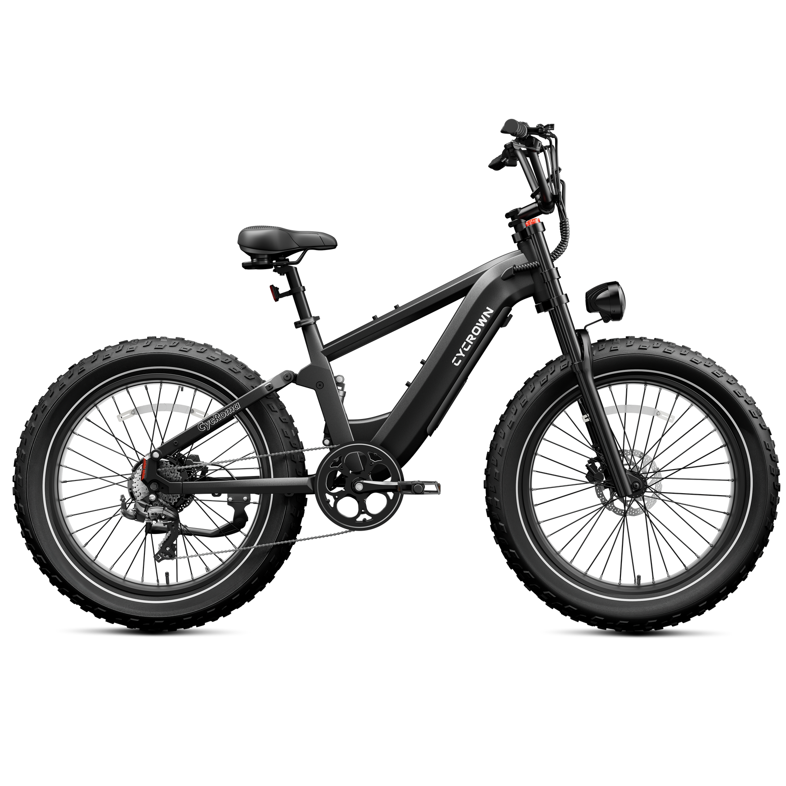 CYCROWN Roma all-terrain ebike rear angle view