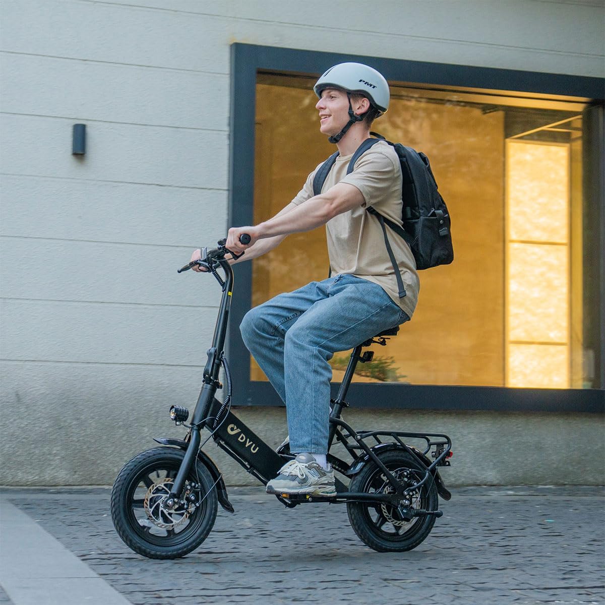 DYU D3F folding electric bike main product view