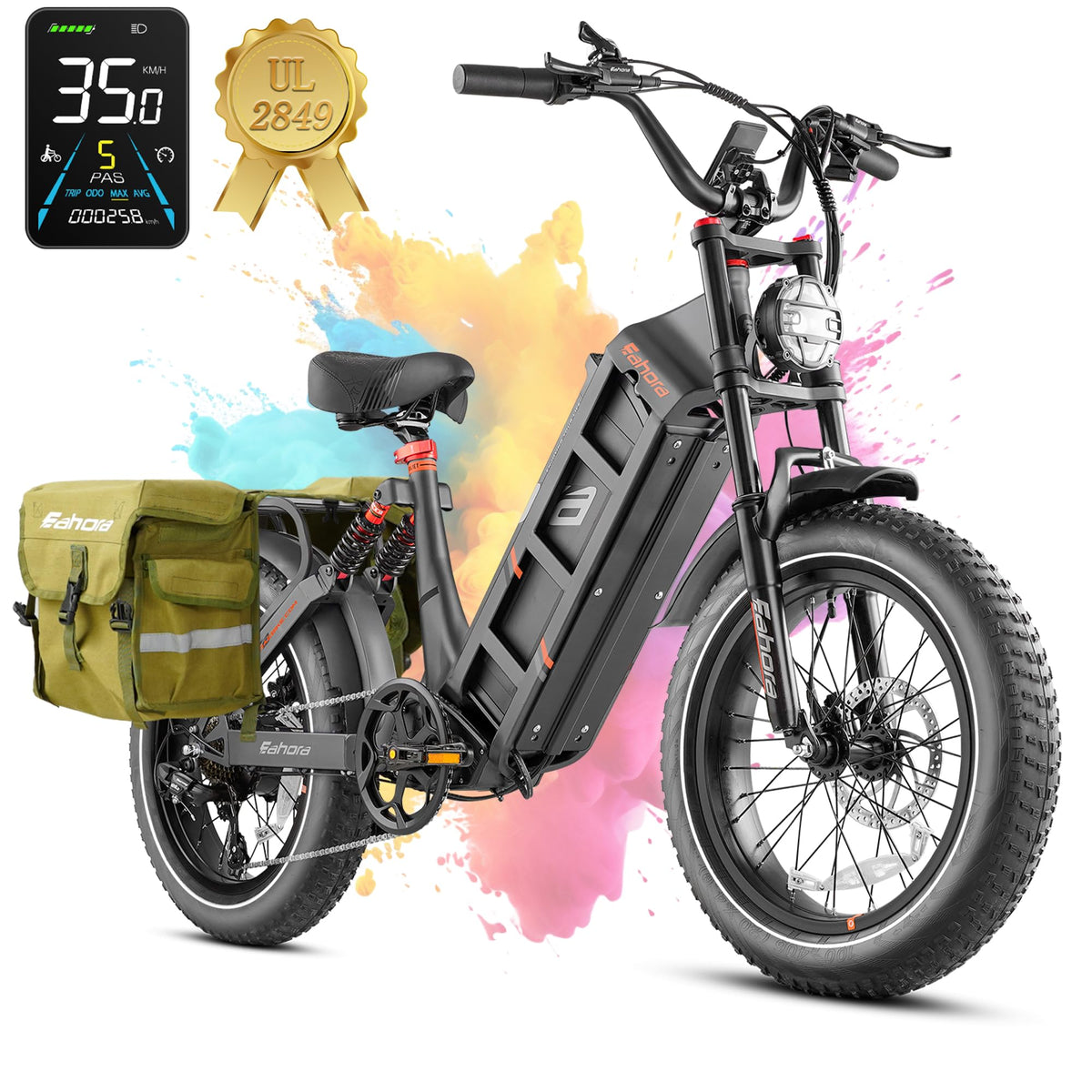 eAhora Juliet electric bike front view