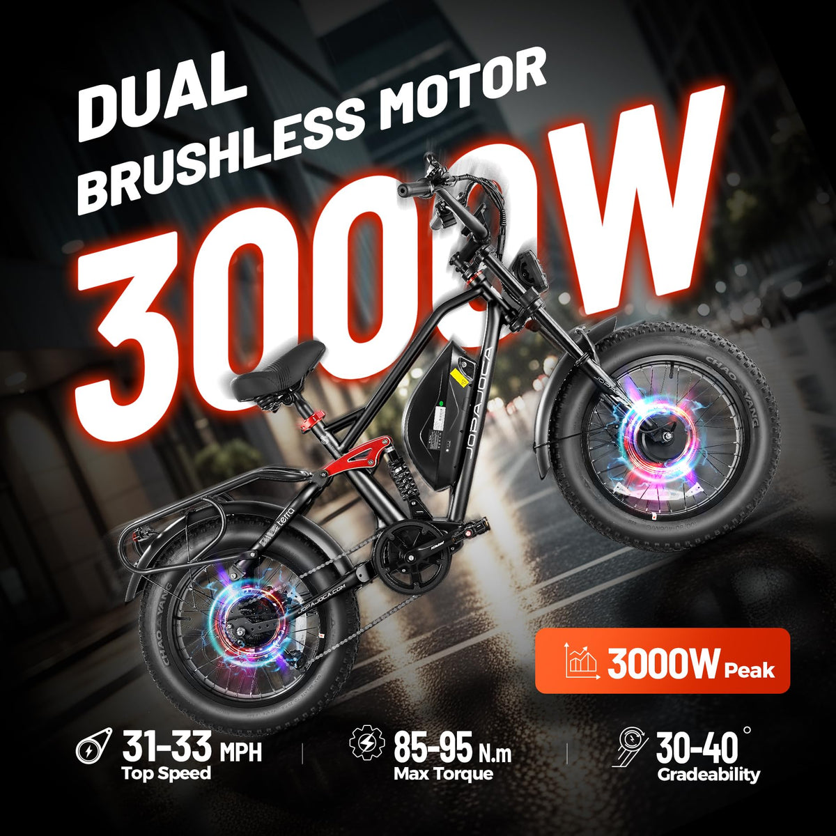 View of Eahora Luna electric bike feature shot