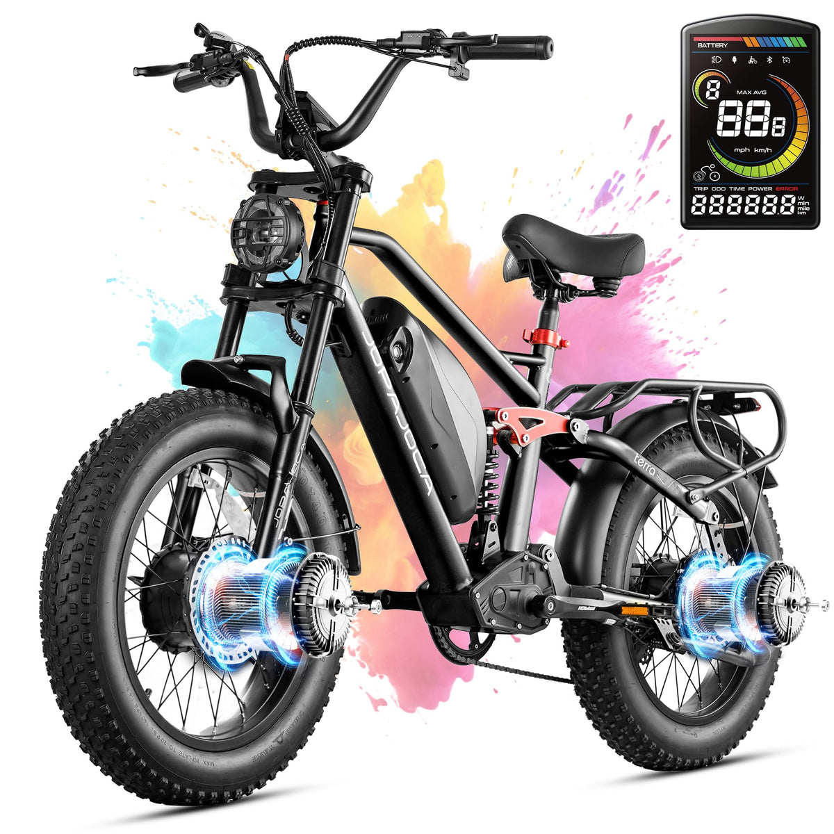 Eahora Luna electric bike handlebar detail