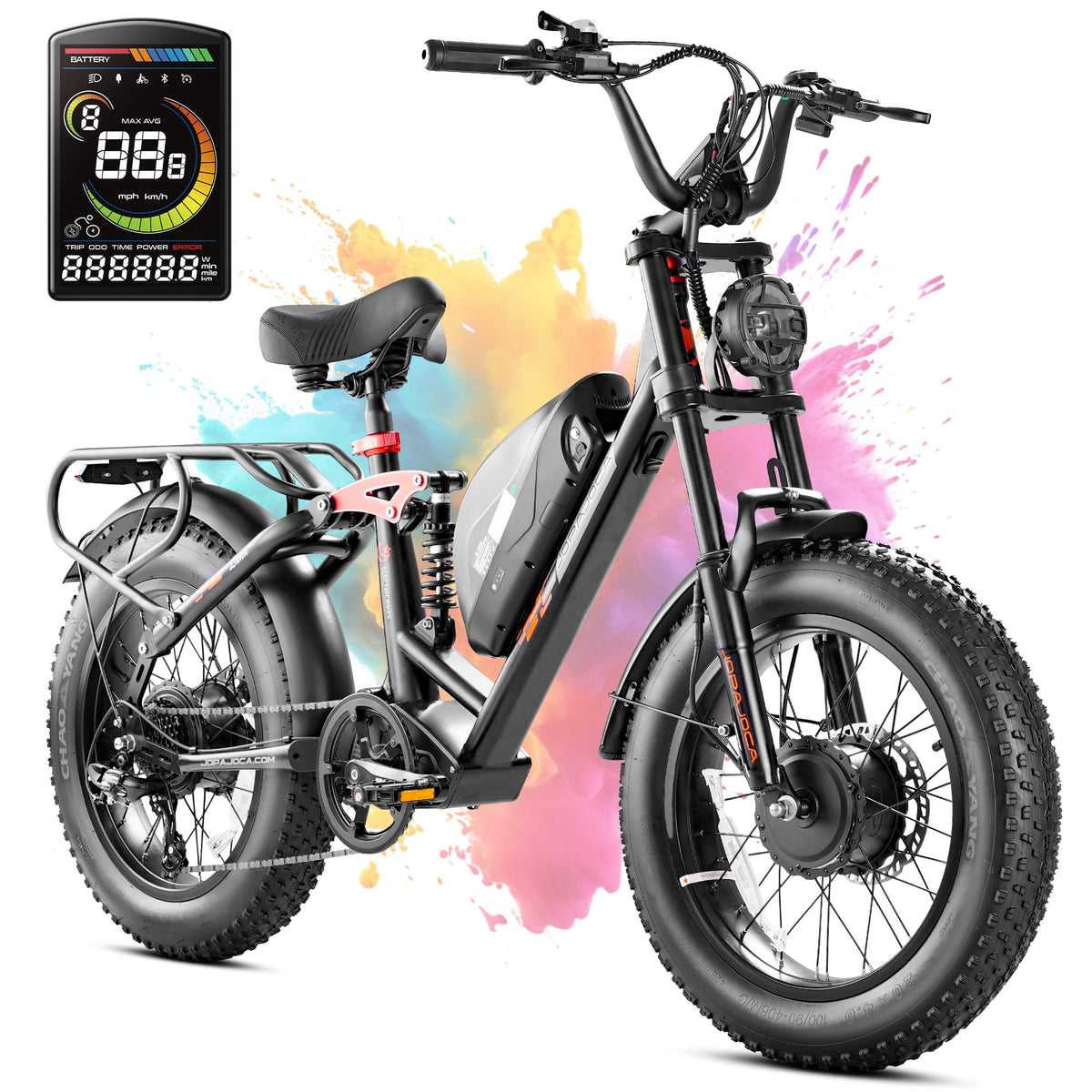 Eahora Luna electric bike showing rear angle