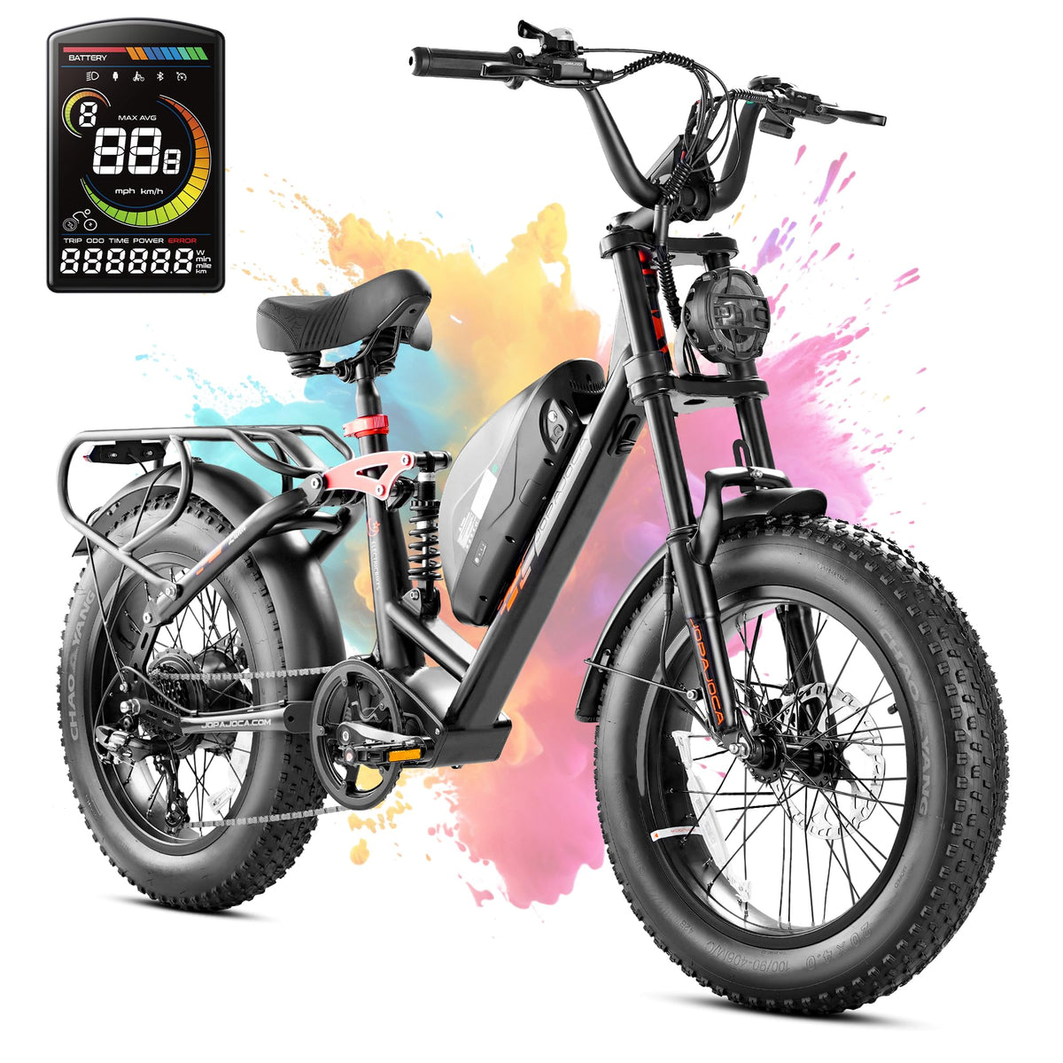 View of Eahora Luna electric bike side profile