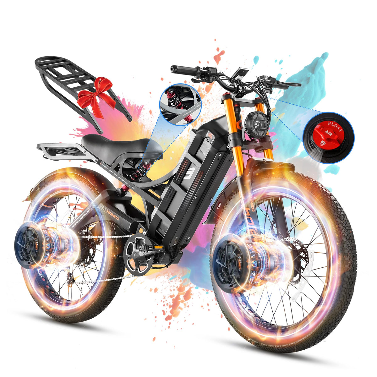 eAhora Romeo Pro III motor detail
