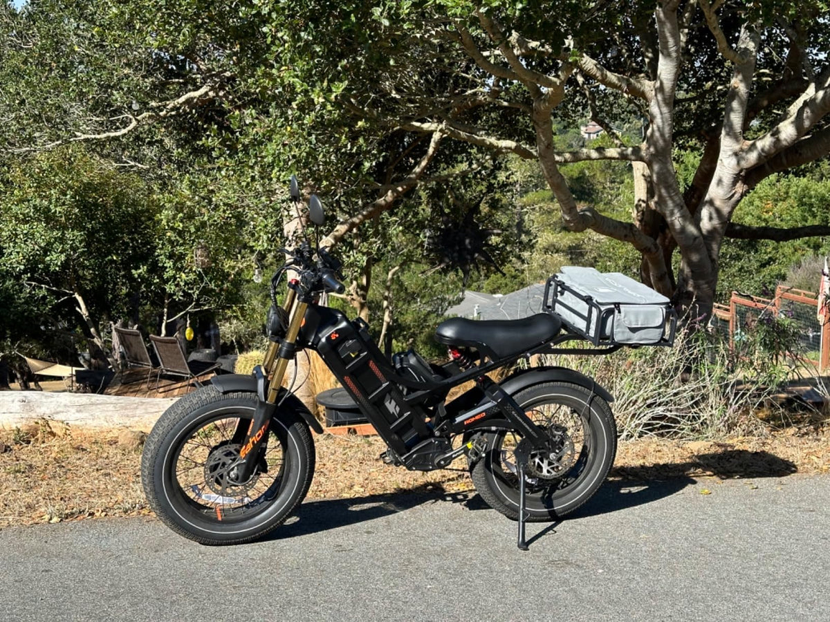 Eahora Romeo Pro outdoor trail setup for long range fat tire e-bike