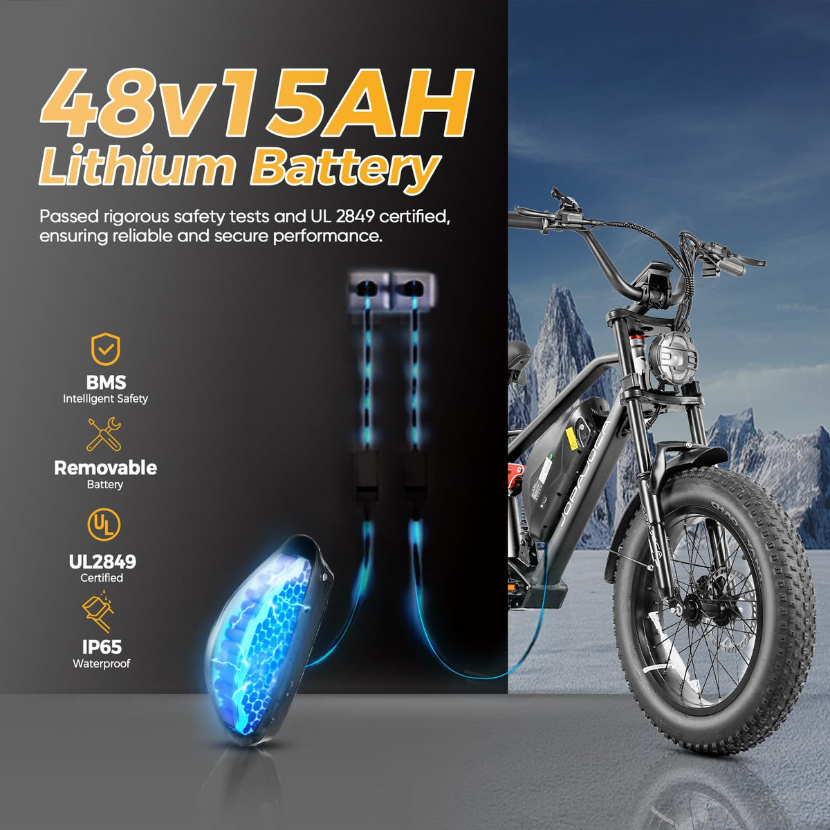 eAhora Terra battery compartment view