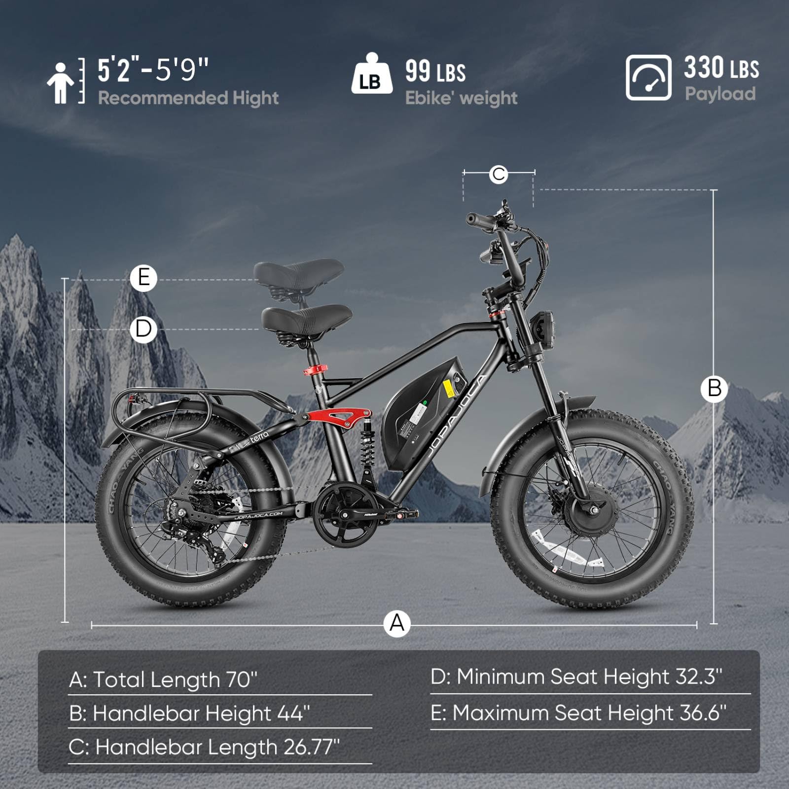 eAhora Terra drivetrain and chain detail