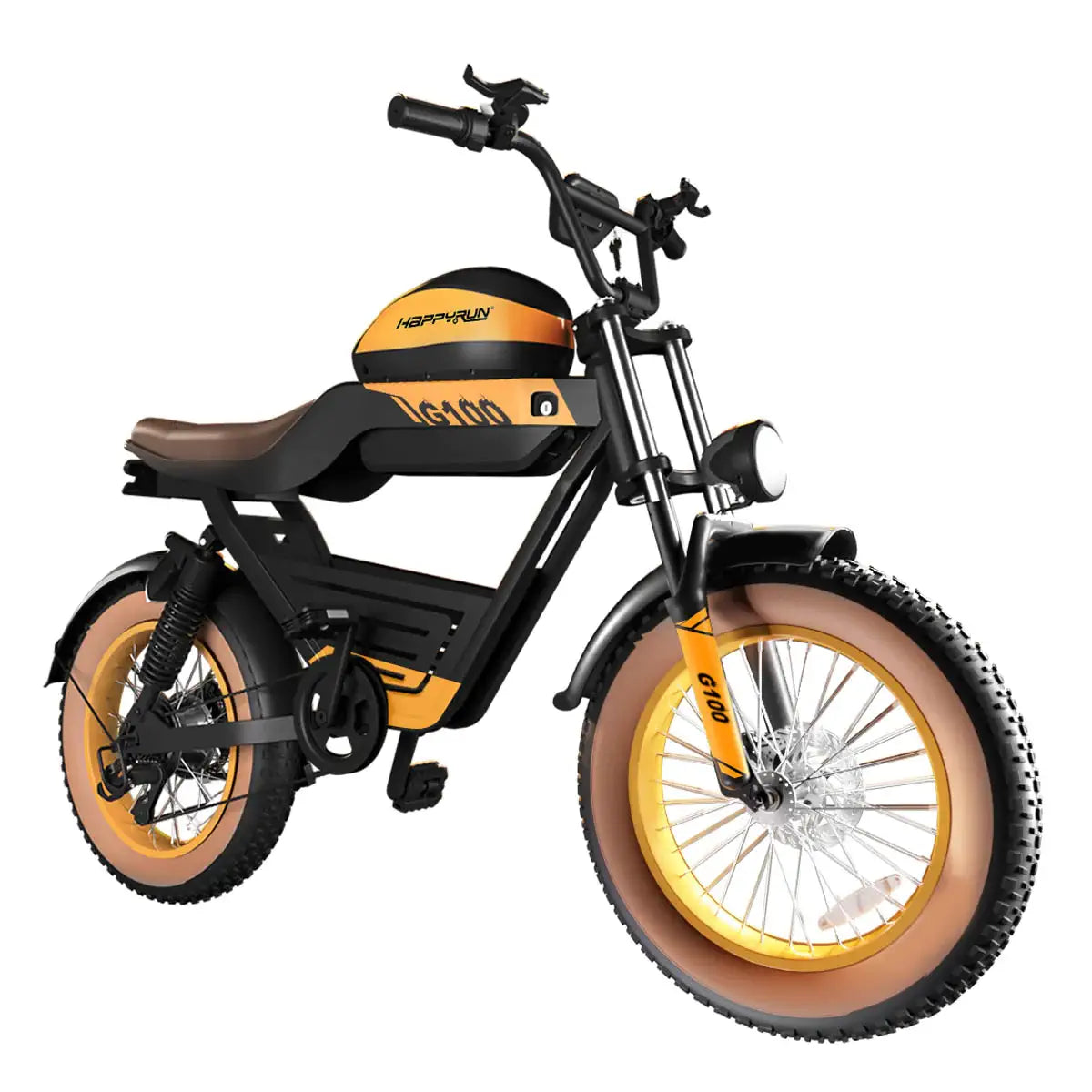 Happyrun Tank G100 Dual Battery Electric Bike - Street Rides