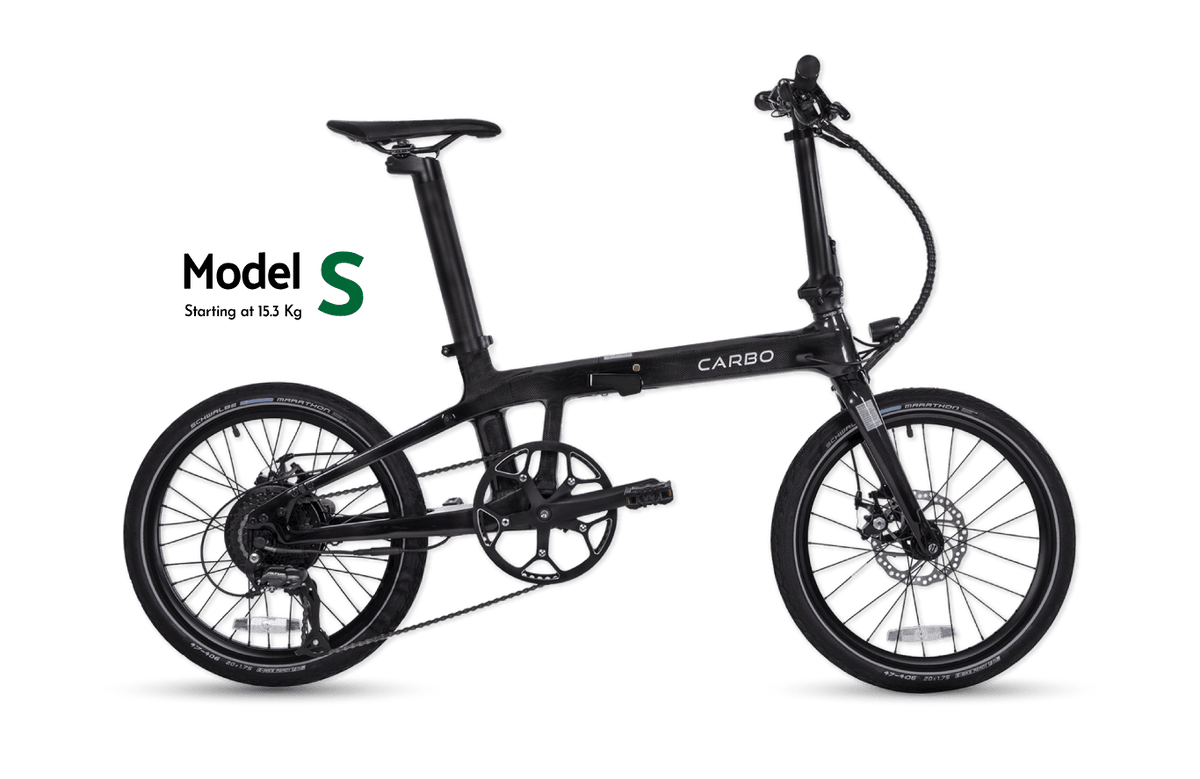 CARBO S Folding Electric Bike Canada | 250W Carbon Frame