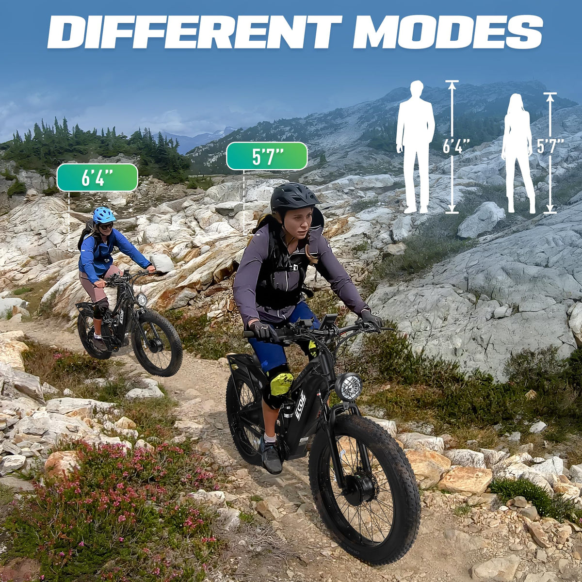 EcoE EC-6650 electric bike Canada full bike view