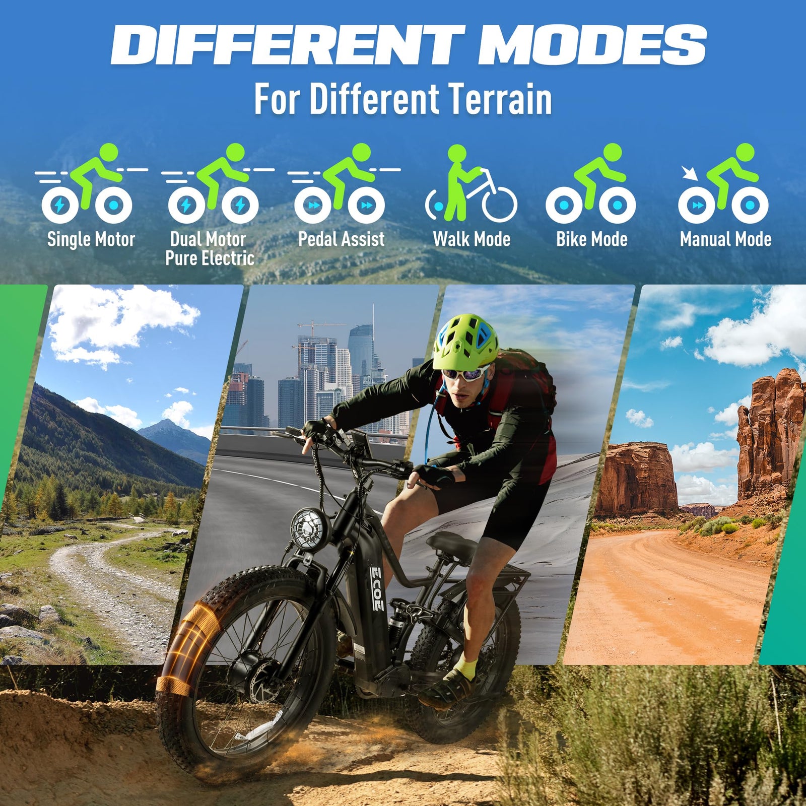 EcoE EC-6650 electric bike Canada rider scene