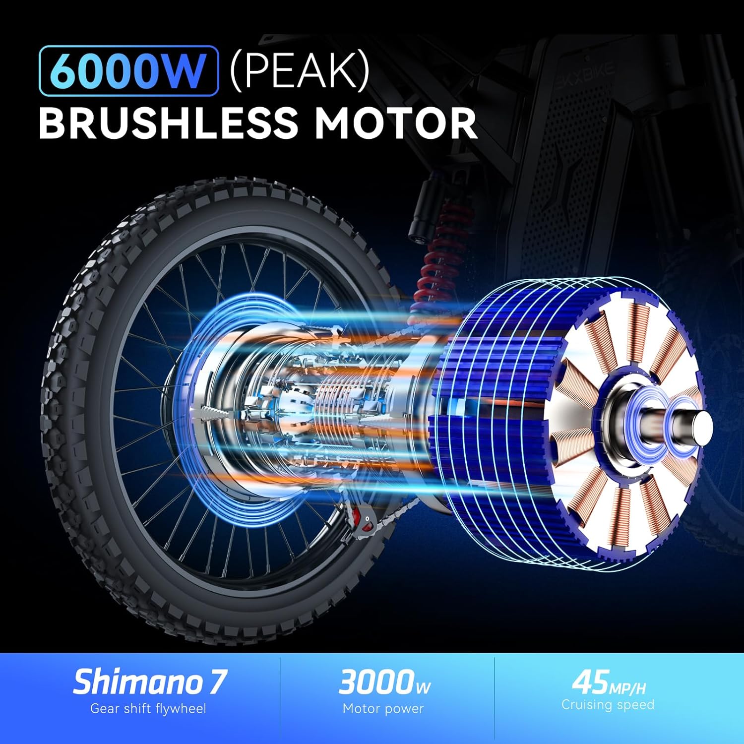 EKX X21 Max tire detail