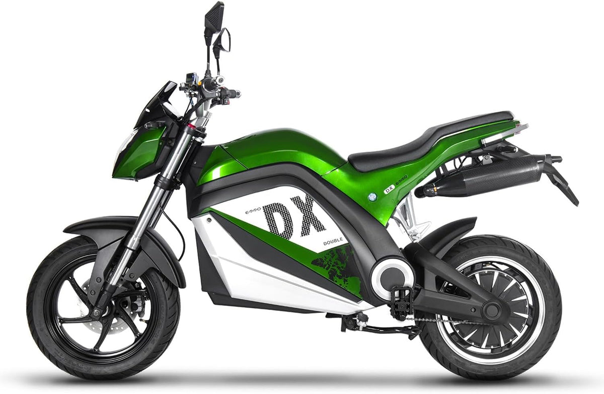 EMMO DX red 72V electric e-bike Canada profile