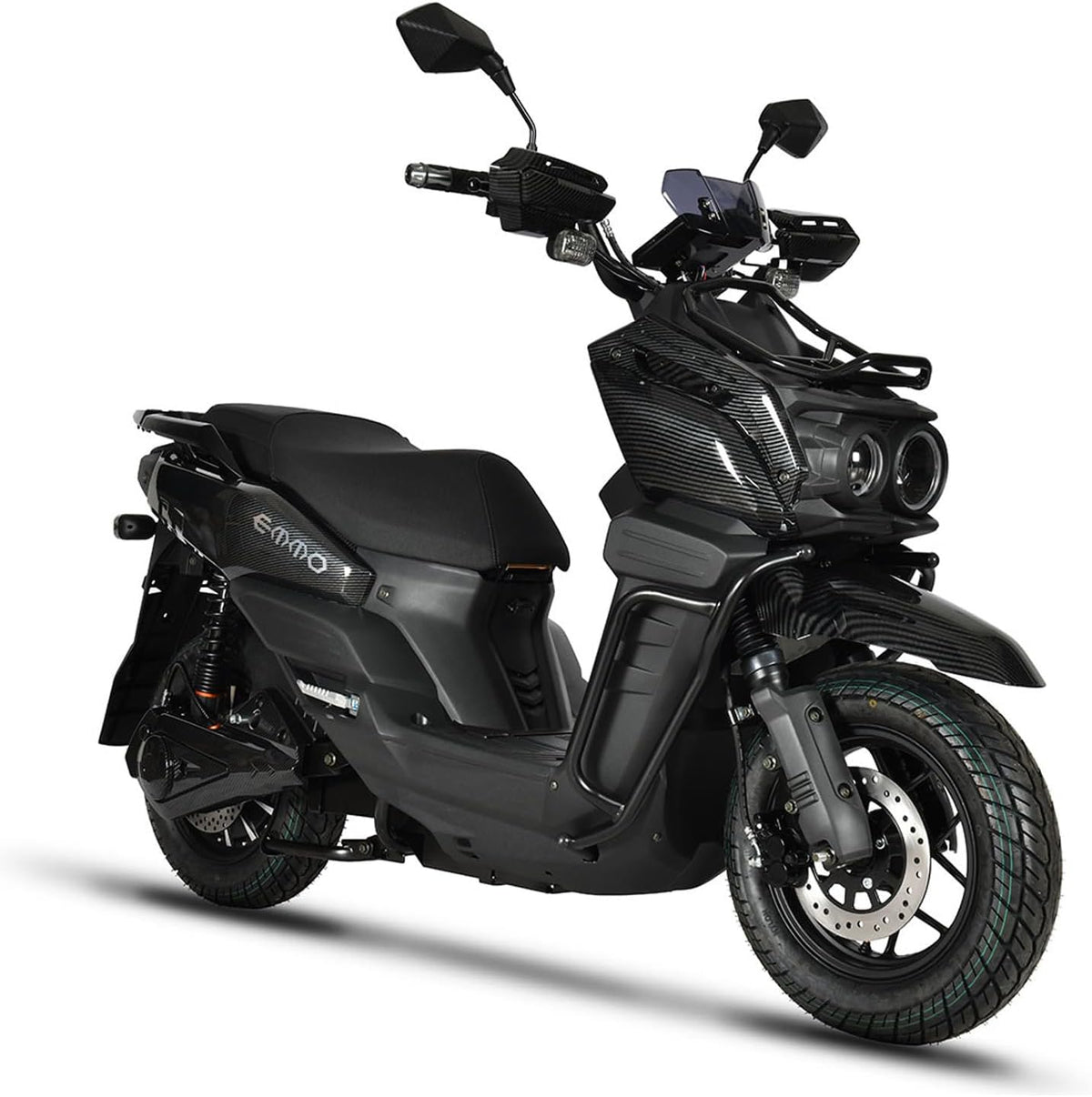 EMMO NOK scooter style e-bike Canada front angle
