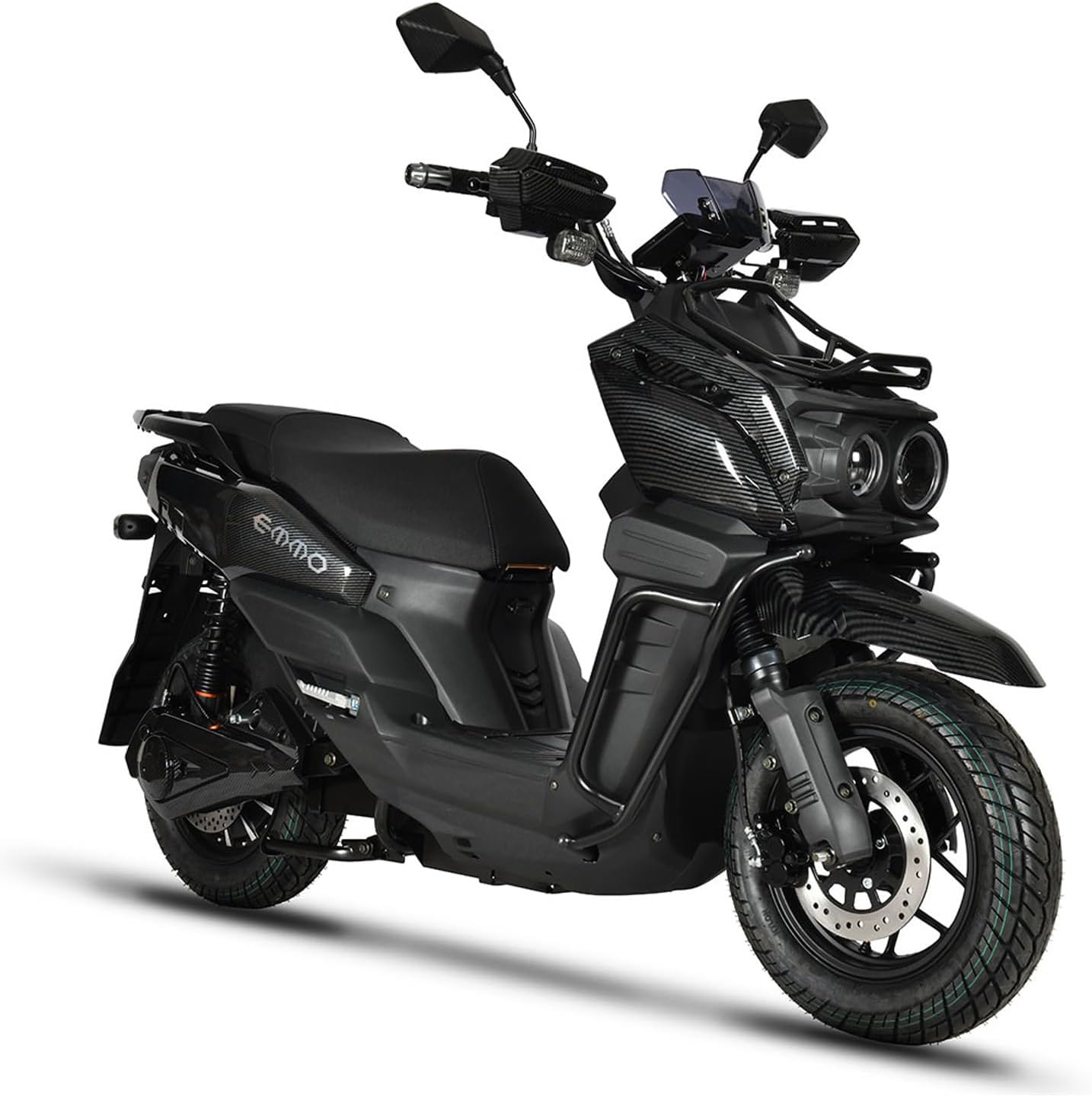 EMMO NOK scooter style e-bike Canada front angle