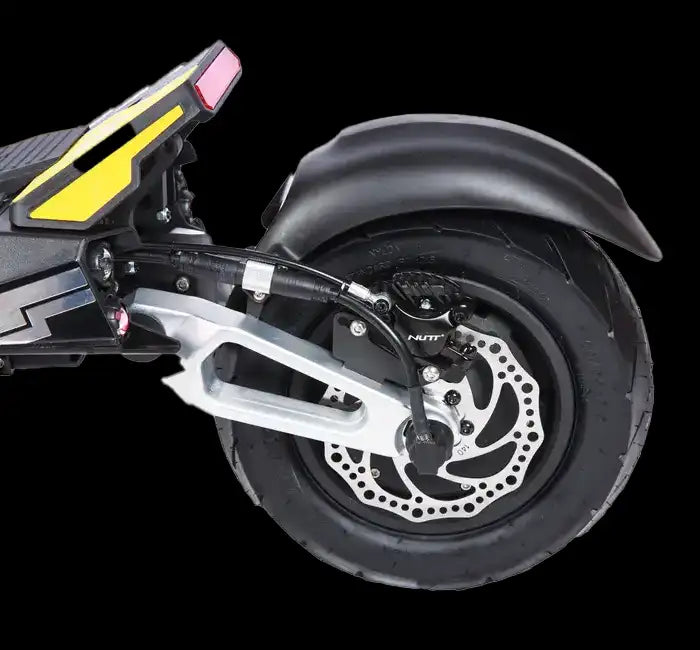 Punk Rebel electric scooter Canada self-sealing tire close-up