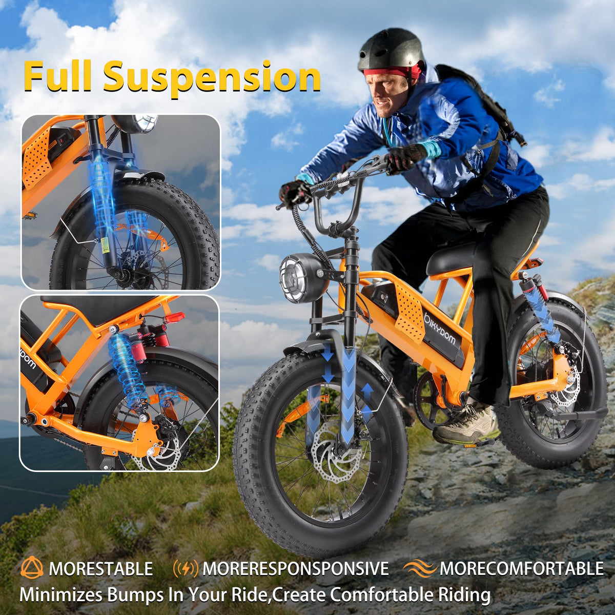 Erukeshu M7 electric bike Canada rider scene