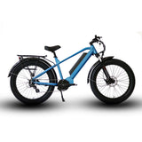 Vélo de montagne électrique tout-terrain Eunorau FAT-HD à gros pneus - Vitesse maximale : 32 km/h, autonomie : 64 km