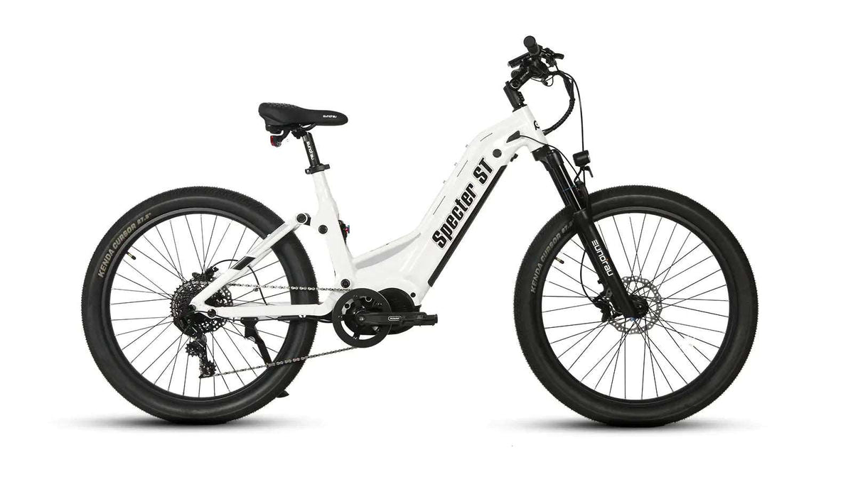 White Eunorau Specter ST 2024 shown from the front angle