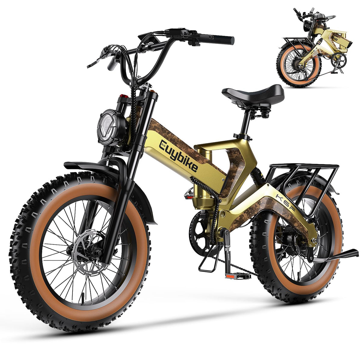 EUYBIKE K6 Pro folding detail