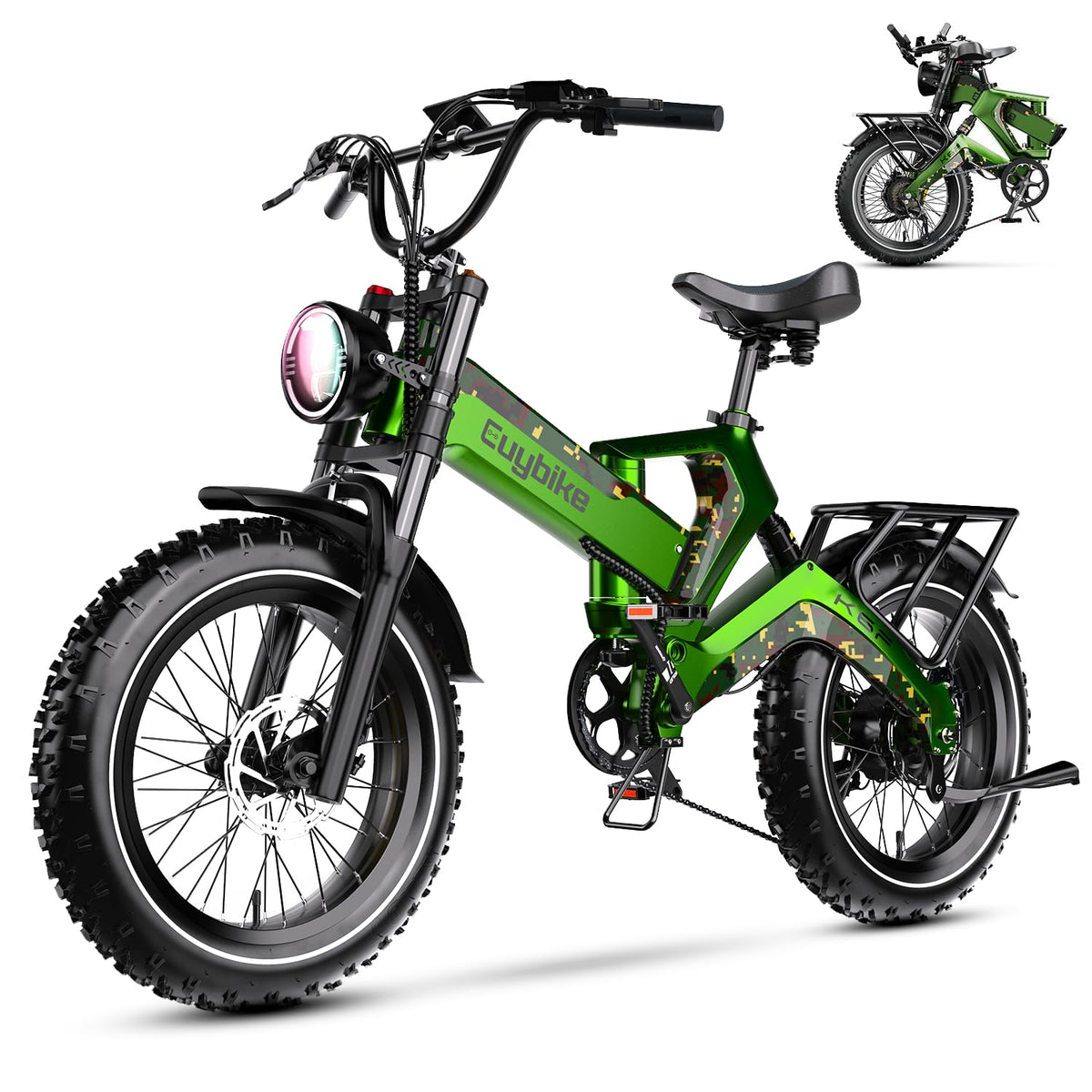 EUYBIKE K6 Pro front angle