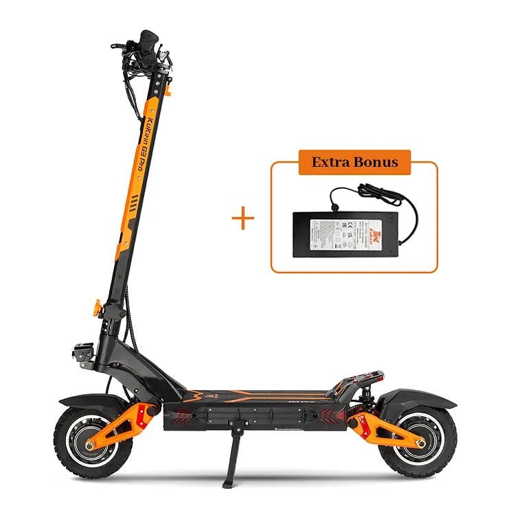 KuKirin G3 Pro side view with second charger shown