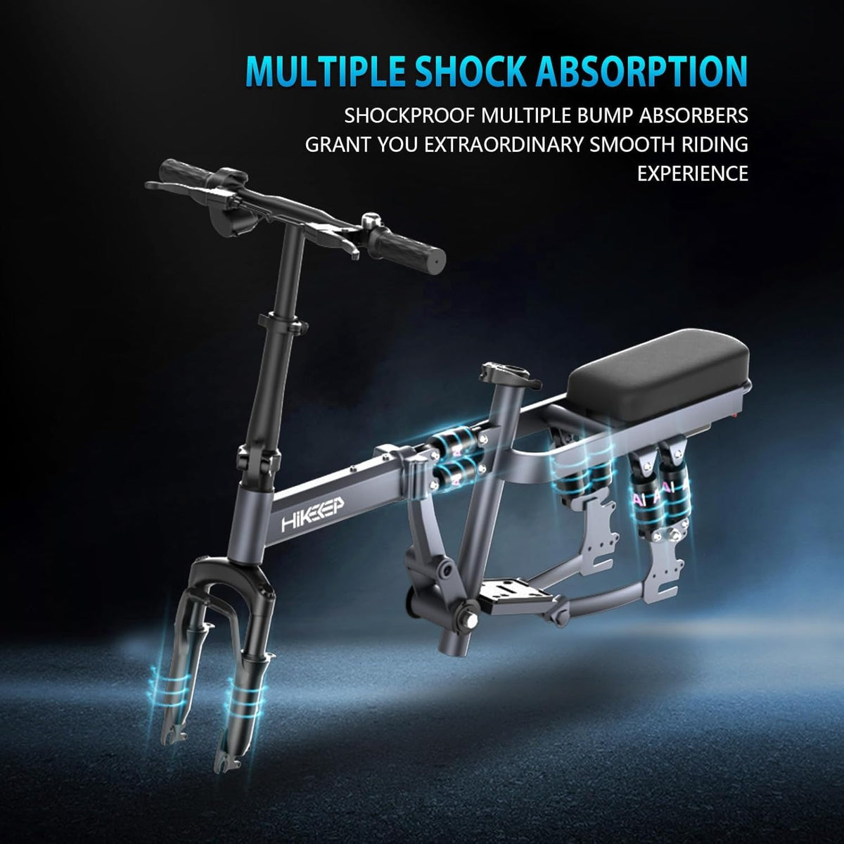 GLOBALKEEP 14-inch folding electric bike Canada rear angle