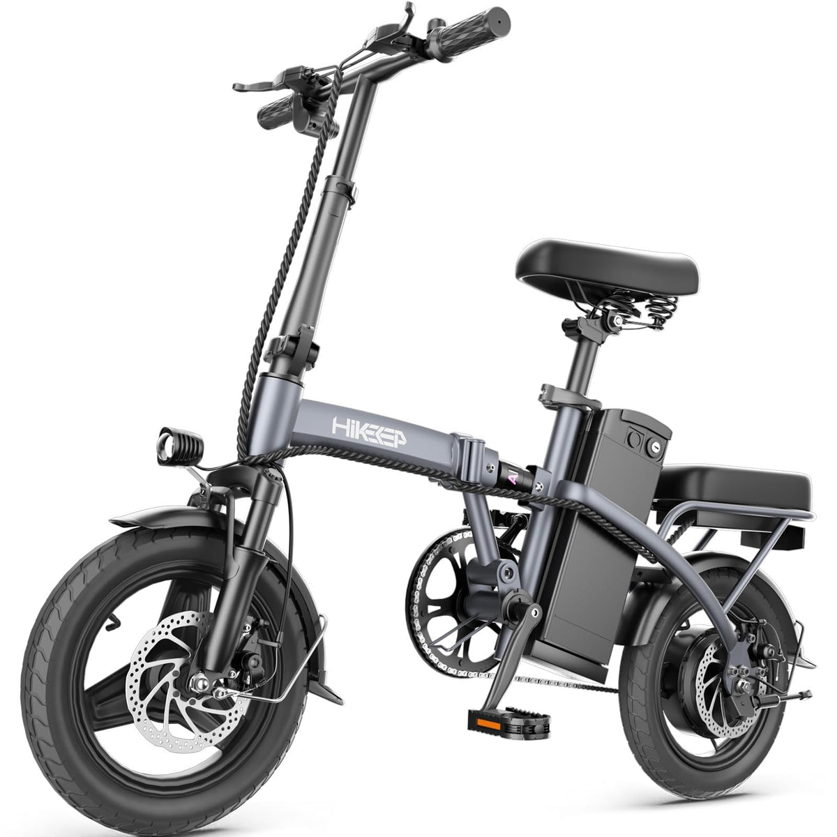 GLOBALKEEP 14-inch folding electric bike Canada folded profile