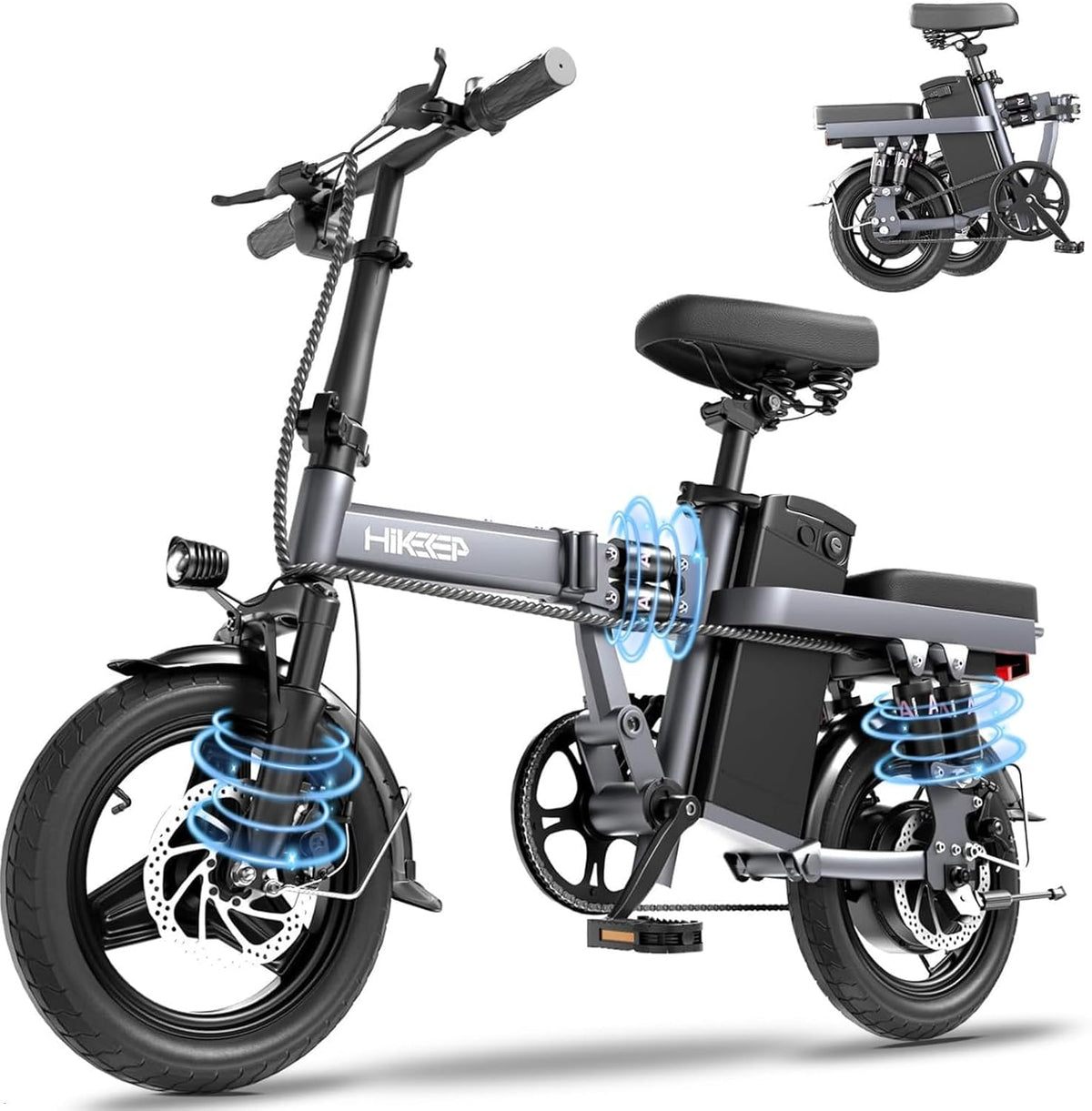 GLOBALKEEP 14-inch folding electric bike Canada main view