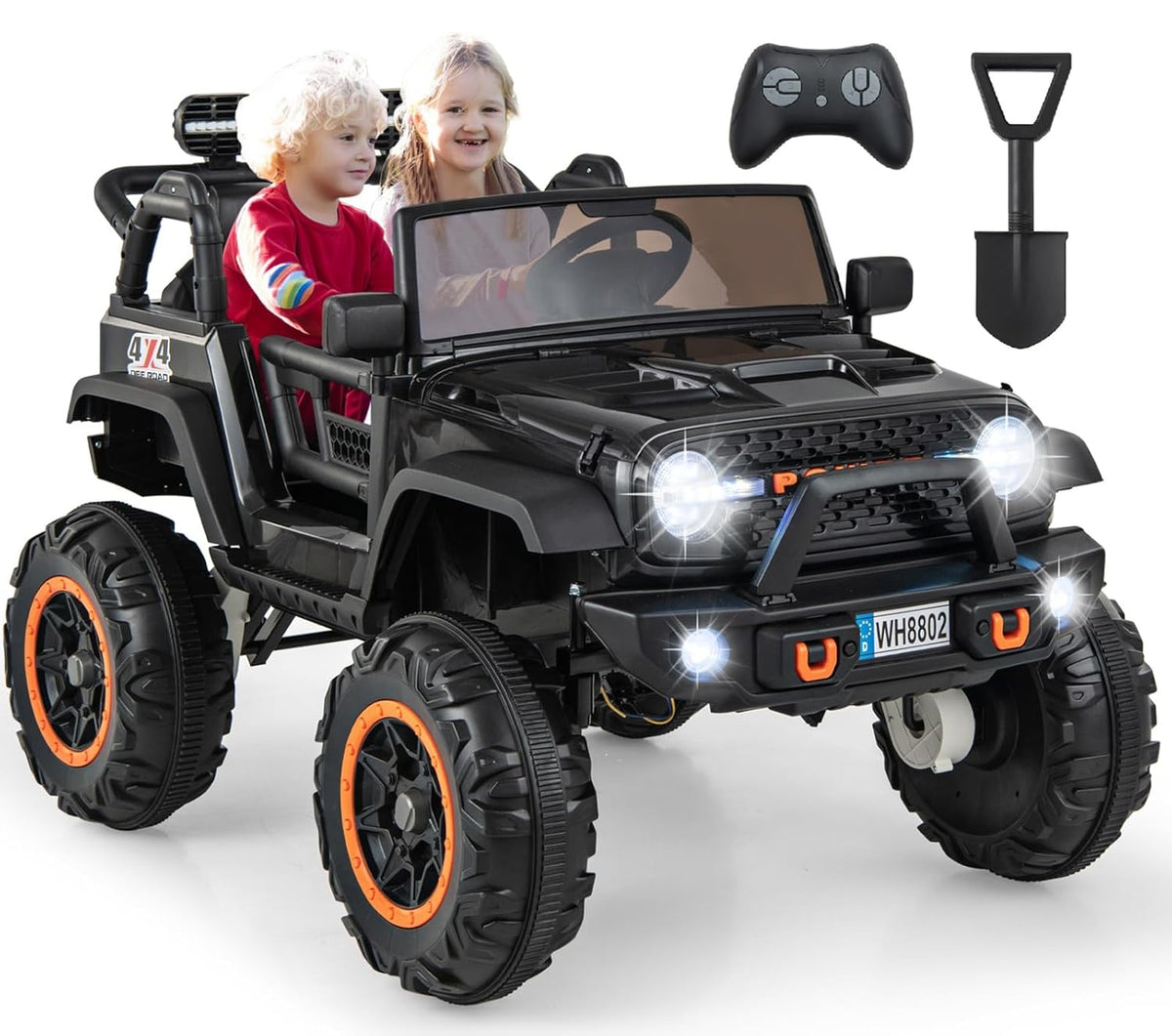 Licensed Ford Bronco Raptor 24V 2-seater kids ride-on front view Canada
