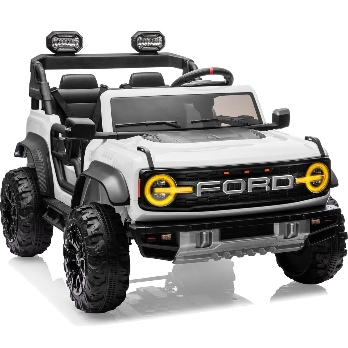 Licensed Ford Bronco Raptor 24V kids ride-on parent remote detail Canada