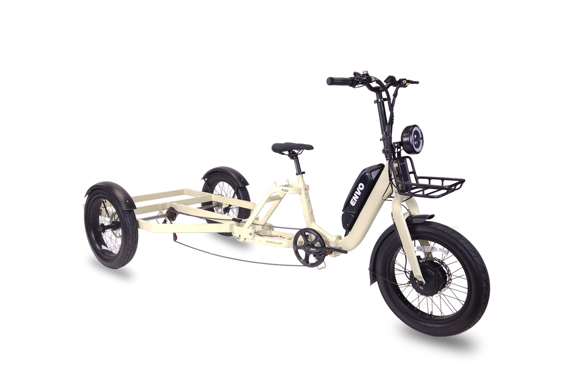 ENVO Cargo Trike front frame and steering view