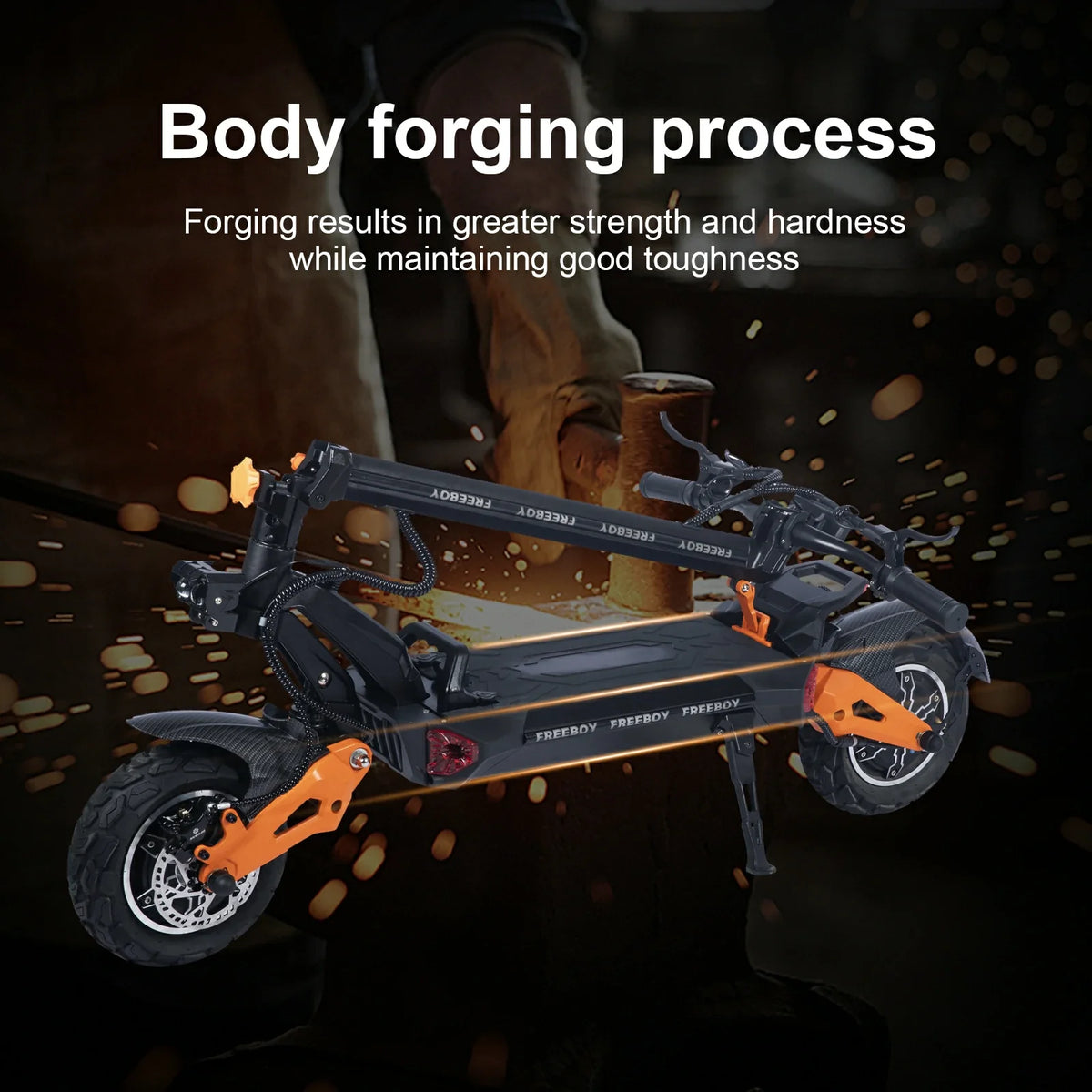 Freeboy H9 long-range scooter final angle