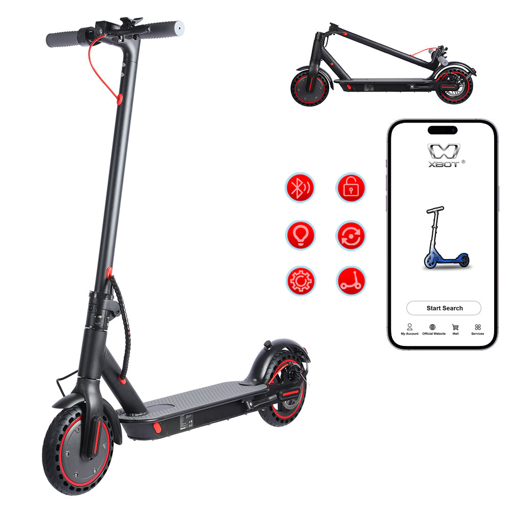 Rear view of the Freeboy J-03 electric scooter