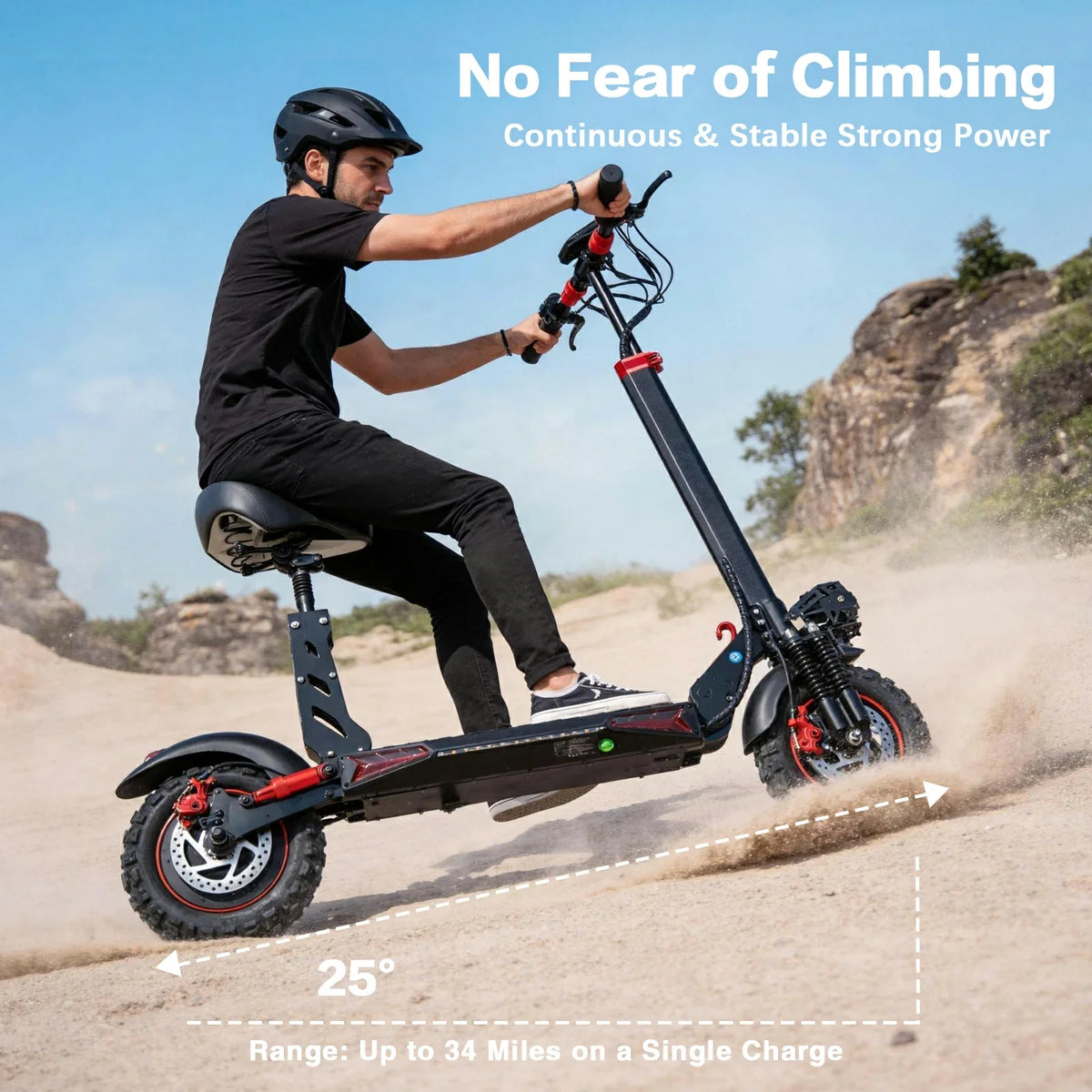 Freeboy J11 Plus climbing ride scene