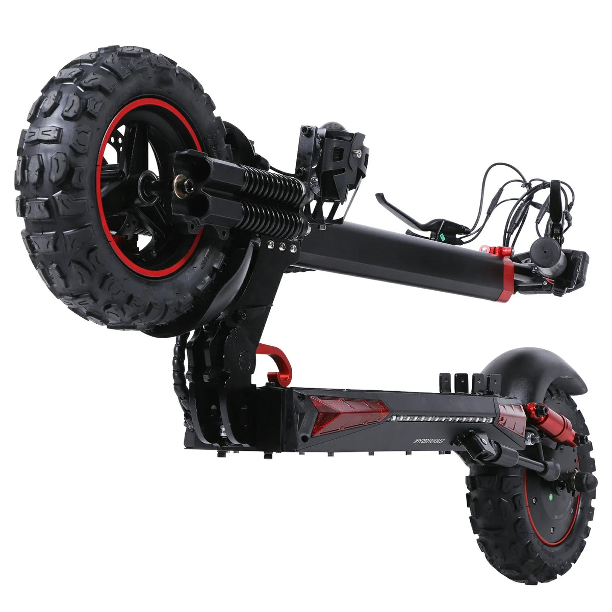 Freeboy J11 Plus folded electric scooter view