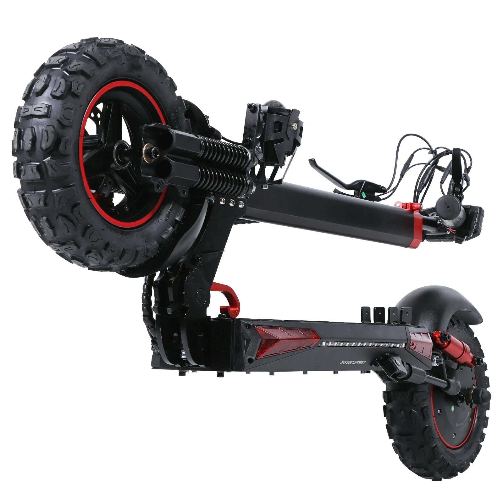 Freeboy J11 Plus folded electric scooter view