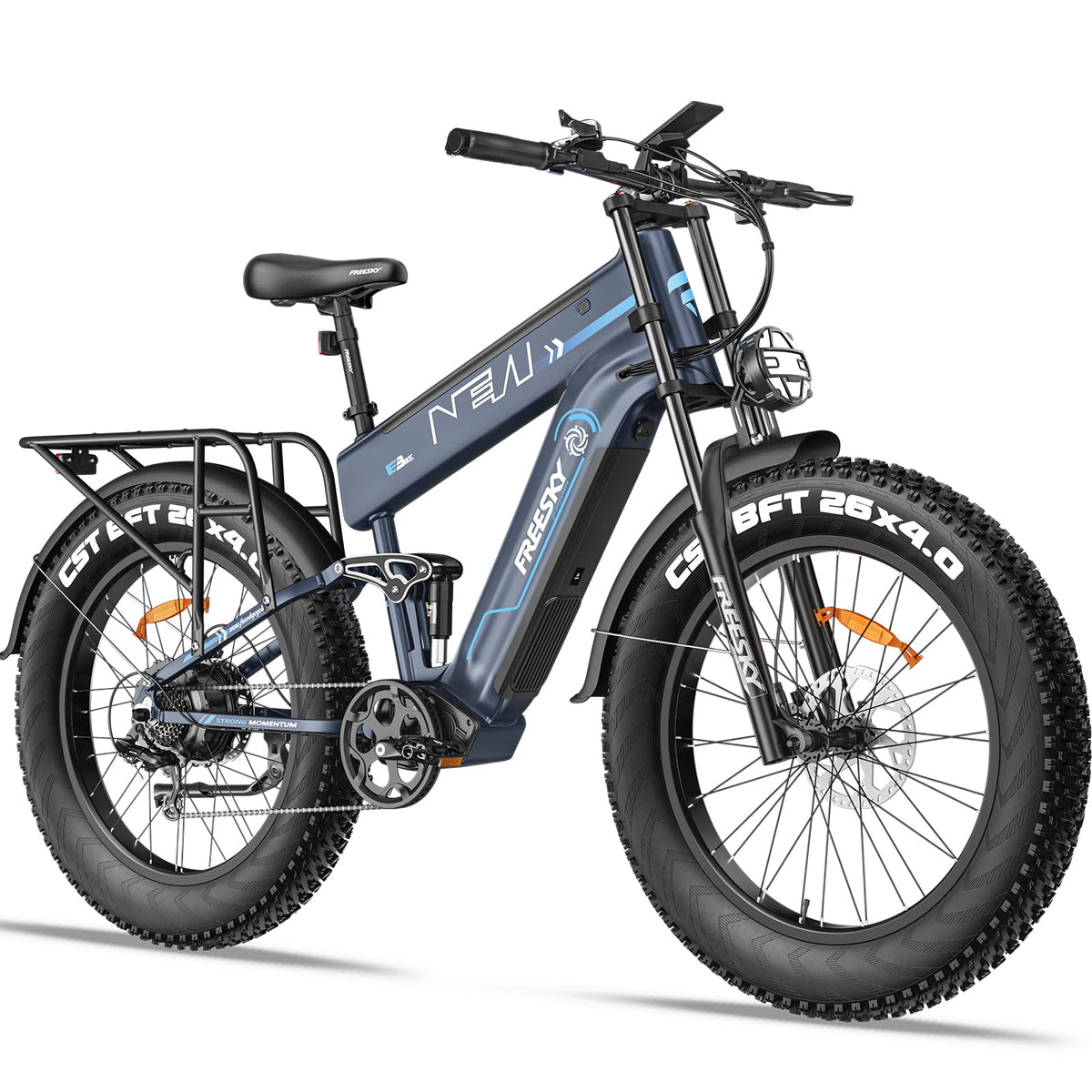 FREESKY Alaska Electric fat tire e-bike with rear cargo rack