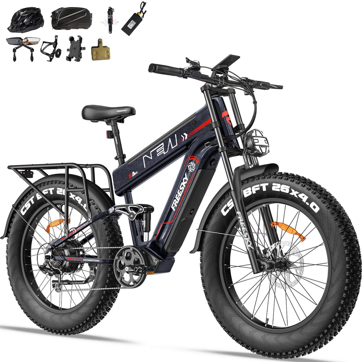 FREESKY Alaska Pro dual-battery fat tire electric bike in Almonte, Ontario