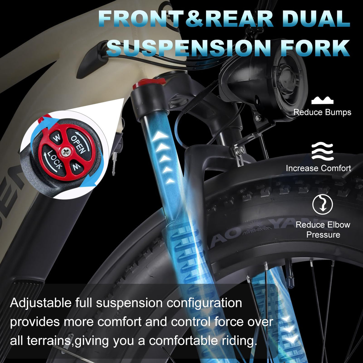 GELEISEN ME-60 Electric Bike Canada | Fat Tire E-Bike image 5